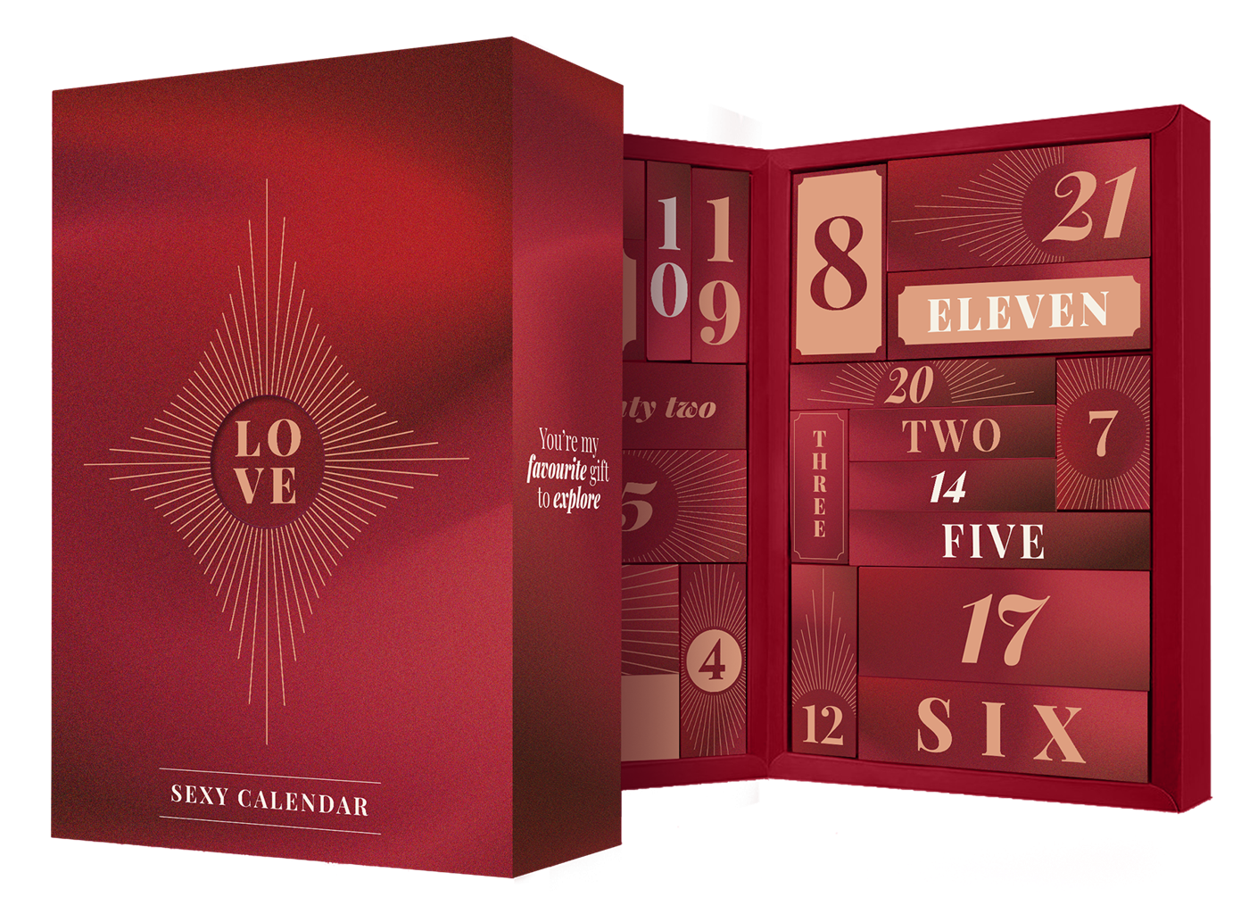 SEXY LOVE ADVENDIKALENDER – 24 päeva kirge, üllatusi ja lähedust