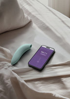 WE-VIBE | Melt 2 – Paaride kliitoristimulaator Pleasure Air ja äpi juhtimisega – Lilla / Roheline