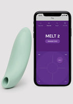 WE-VIBE | Melt 2 – Paaride kliitoristimulaator Pleasure Air ja äpi juhtimisega – Lilla / Roheline