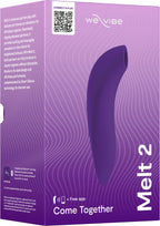 WE-VIBE | Melt 2 – Paaride kliitoristimulaator Pleasure Air ja äpi juhtimisega – Lilla / Roheline