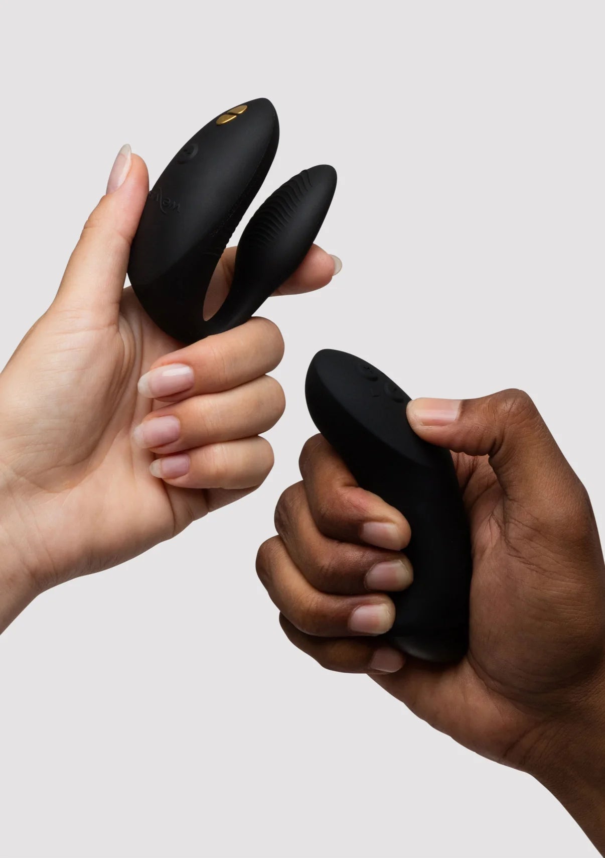 WE-VIBE | Chorus Pro – Paaride vibraator 3 mootoriga ja Haptic Squeeze puldiga – Must / Roosa / Lilla