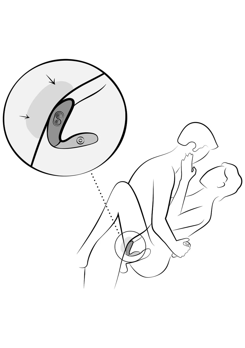 WE-VIBE | Chorus Pro – Paaride vibraator 3 mootoriga ja Haptic Squeeze puldiga – Must / Roosa / Lilla