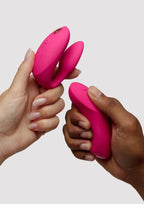 WE-VIBE | Chorus Pro – Paaride vibraator 3 mootoriga ja Haptic Squeeze puldiga – Must / Roosa / Lilla