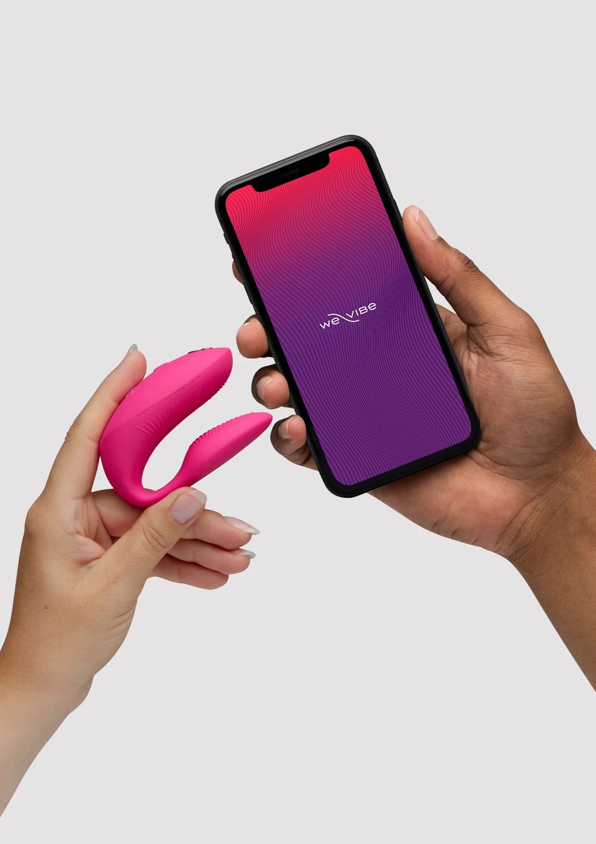 WE-VIBE | Chorus Pro – Paaride vibraator 3 mootoriga ja Haptic Squeeze puldiga – Must / Roosa / Lilla