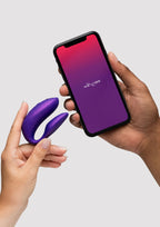 WE-VIBE | Chorus Pro – Paaride vibraator 3 mootoriga ja Haptic Squeeze puldiga – Must / Roosa / Lilla