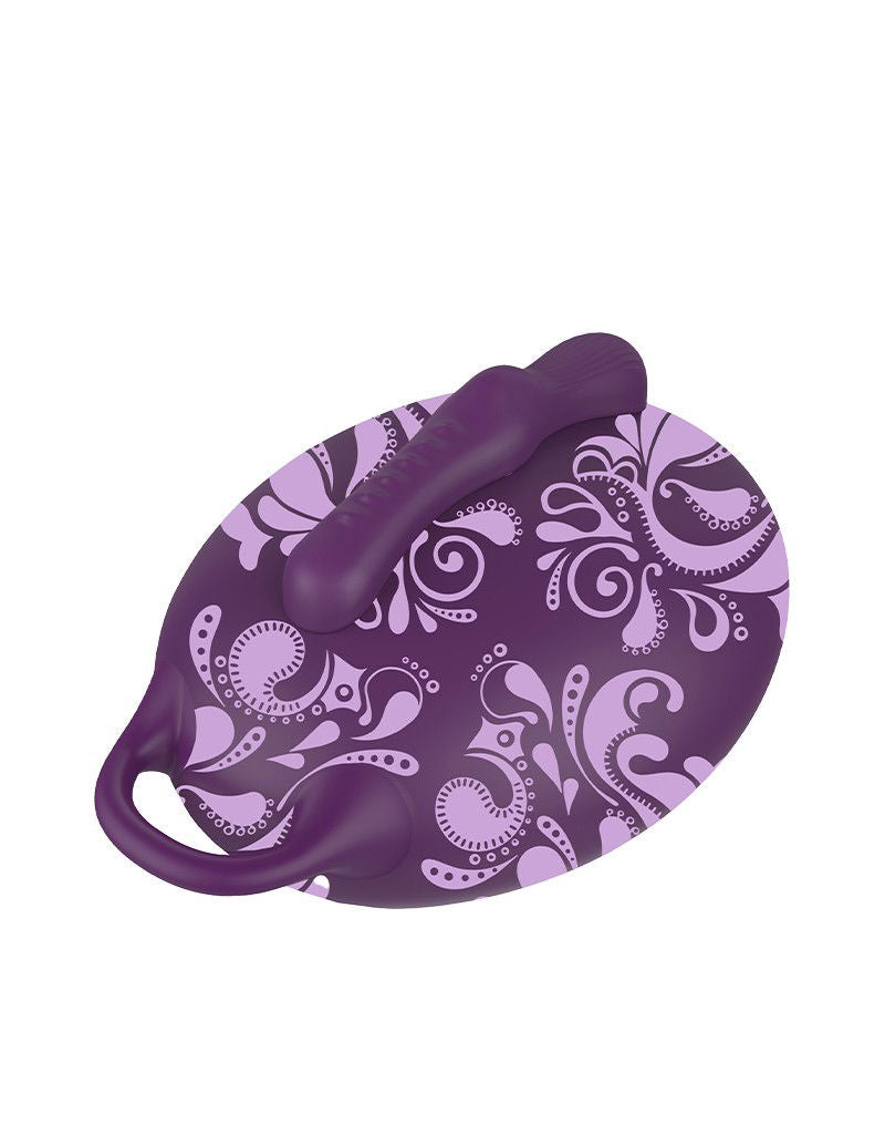 Bouncy Bliss – Flow päälleistuttava vibraattori (Violetti)