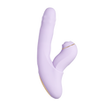 SVAKOM | DuoGlow – Thrusting Beaded Vibrator with Pulsating Stimulator – Heated, App-Enabled – Lilac