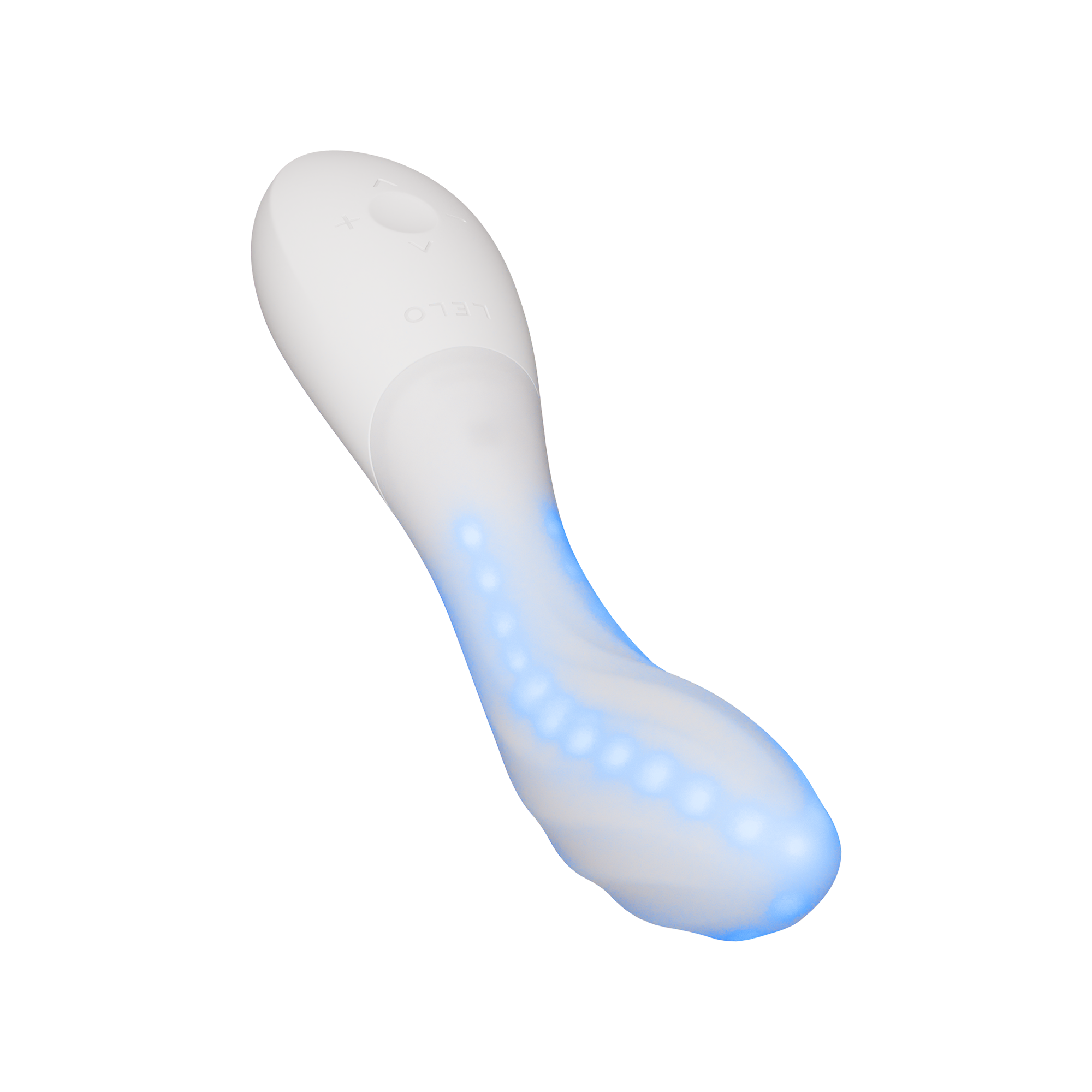 LELO | Mona Spectra – Punase valguse wellness vibraator – G-punkti vibraator SmoothRise™ tehnoloogiaga – Valge