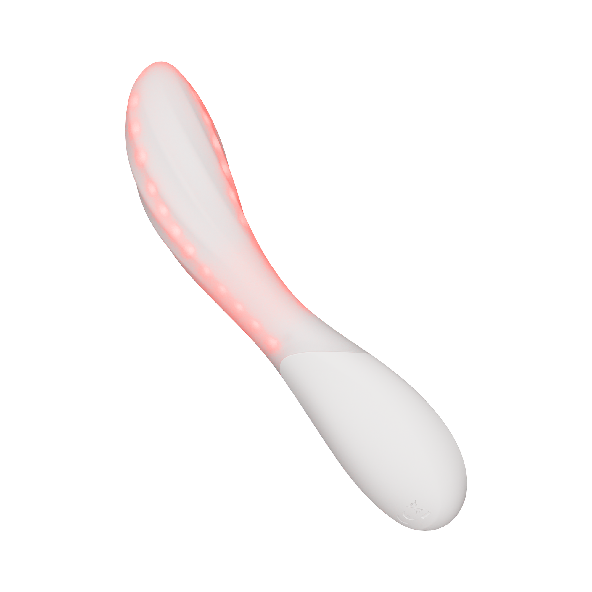 LELO | Mona Spectra – Punase valguse wellness vibraator – G-punkti vibraator SmoothRise™ tehnoloogiaga – Valge
