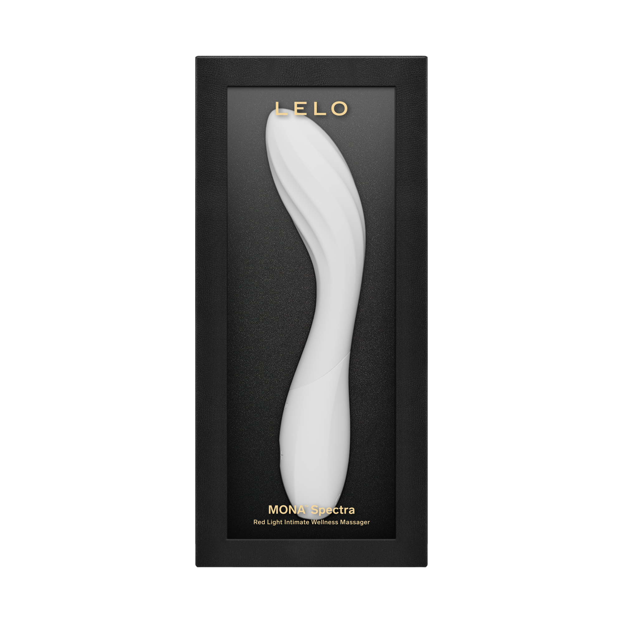 LELO | Mona Spectra – Punase valguse wellness vibraator – G-punkti vibraator SmoothRise™ tehnoloogiaga – Valge
