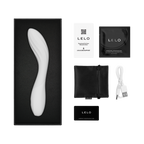 LELO | Mona Spectra – Punase valguse wellness vibraator – G-punkti vibraator SmoothRise™ tehnoloogiaga – Valge