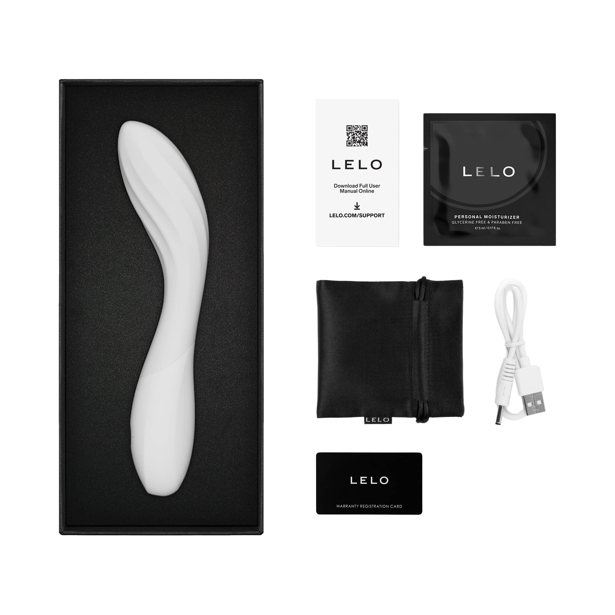 LELO | Mona Spectra – Punase valguse wellness vibraator – G-punkti vibraator SmoothRise™ tehnoloogiaga – Valge