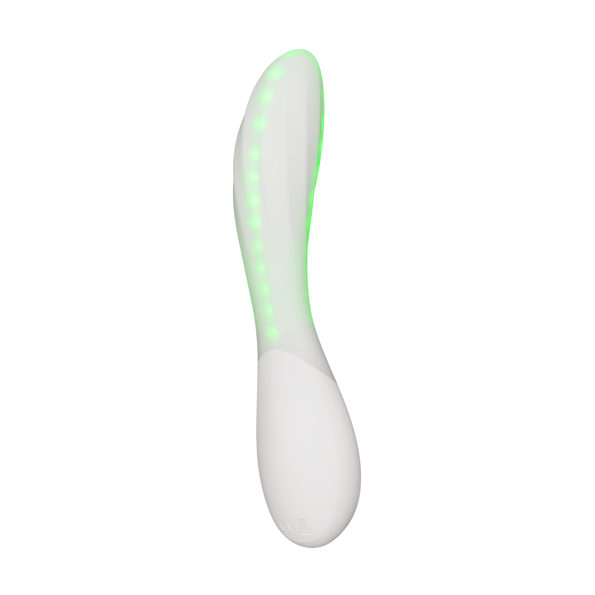 LELO | Mona Spectra – Punase valguse wellness vibraator – G-punkti vibraator SmoothRise™ tehnoloogiaga – Valge