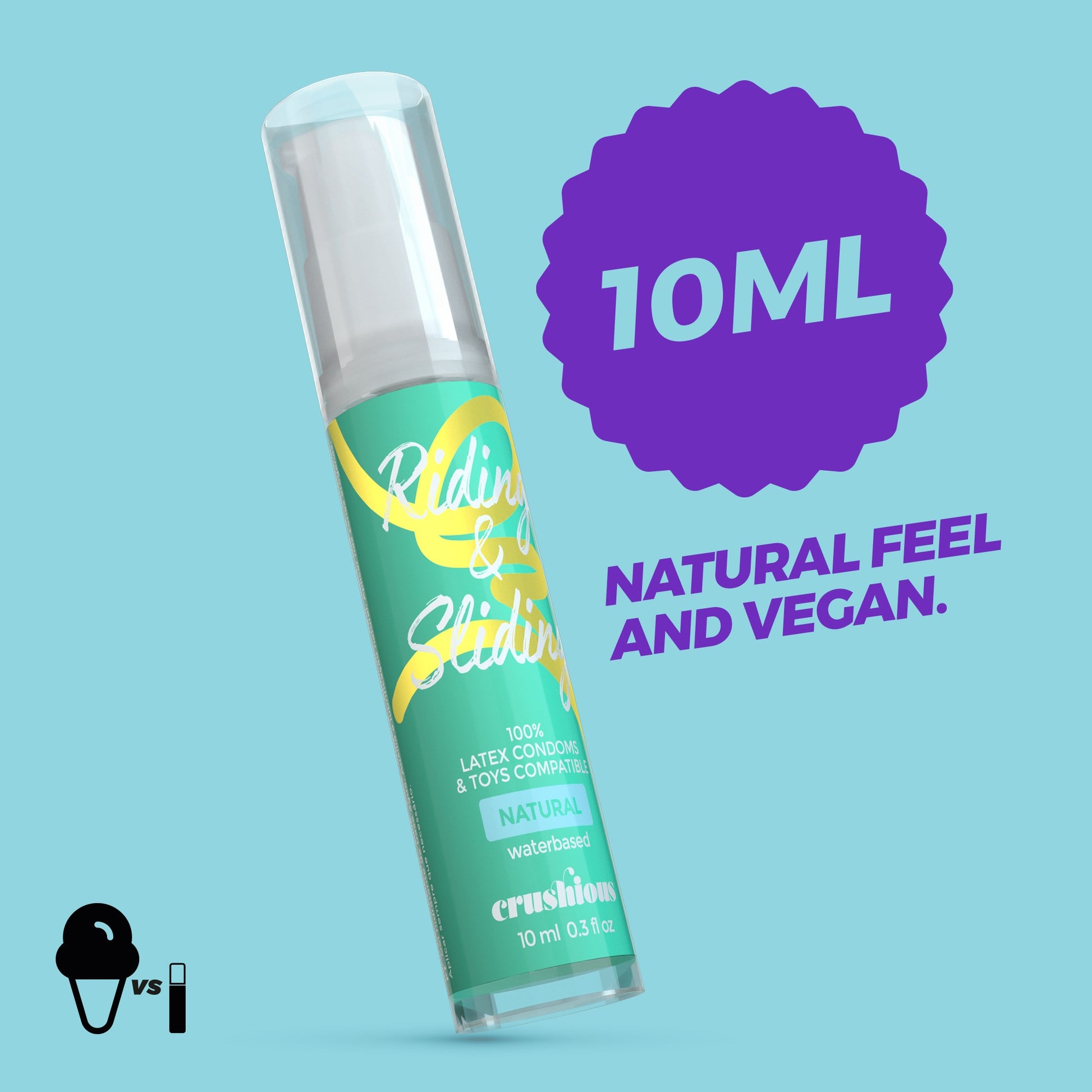 Crushious – Riding & Sliding veepõhine libestusgeel 10 ml