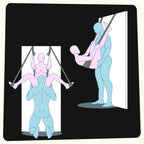 CRUSHIOUS | Deluxe – Sex Door Swing with Blindfold
