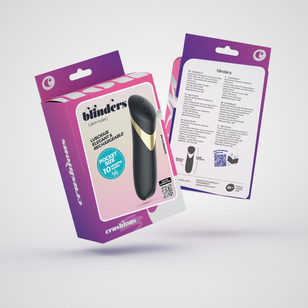 Blinders taaslaetav minivibraator 10 vibratsiooniga Crushious 