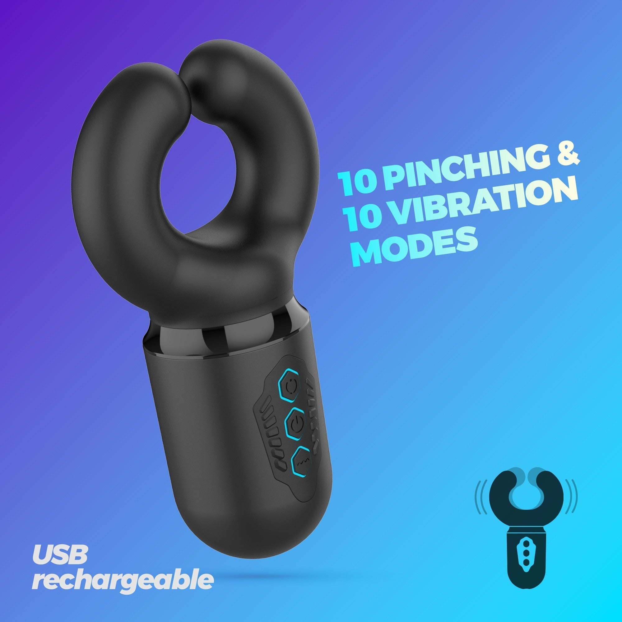 CRUSHIOUS | The Kong – Vibrating Pressure Penis Stimulator
