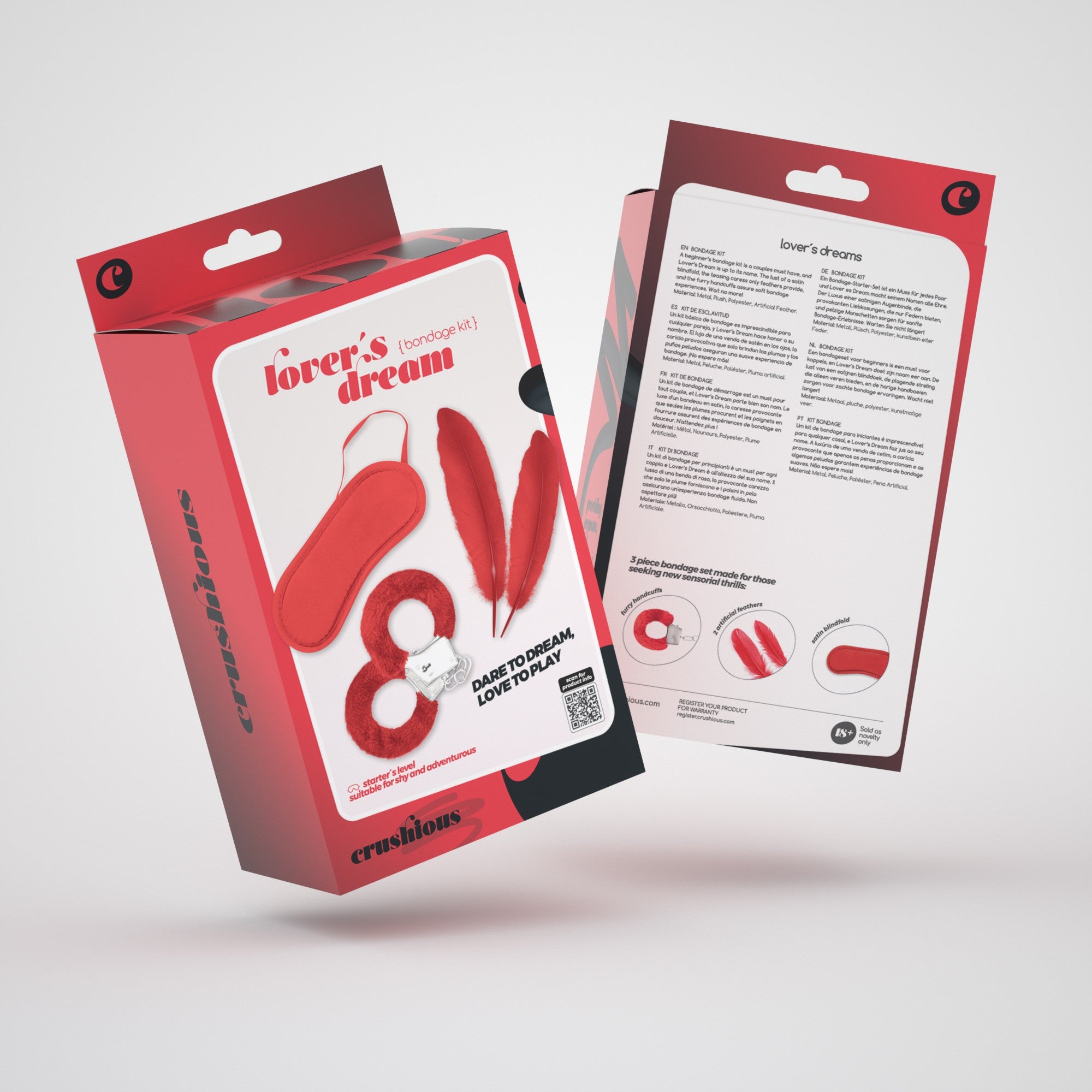 CRUSHIOUS | Lover's Dream – 4-Piece Beginner Bondage Kit