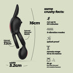 CRUSHIOUS | Dingo – Double Vibrating Cock Ring with Remote