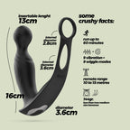 CRUSHIOUS | Flamma – Rotating Vibrating Prostate Massager with Remote
