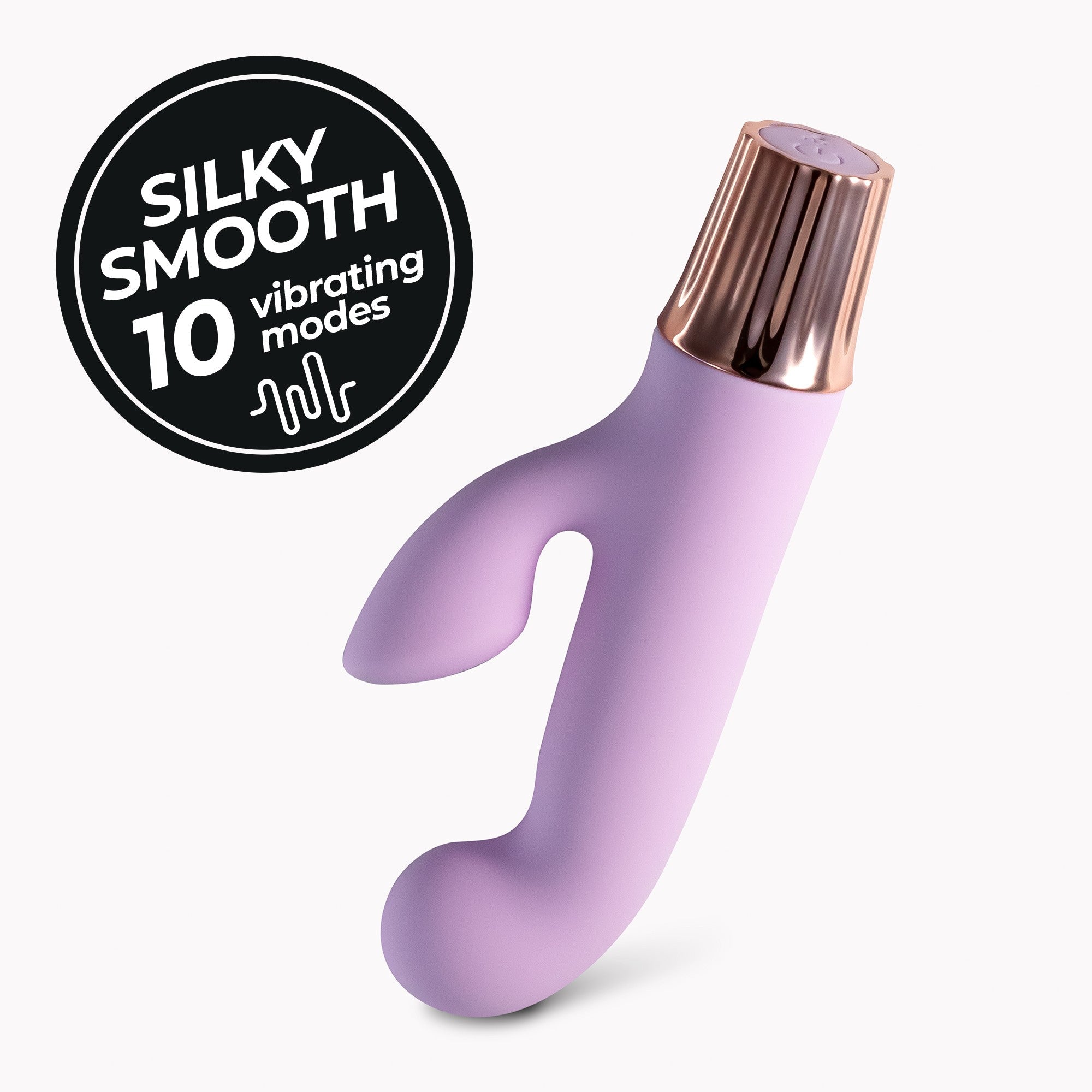 CRUSHIOUS | Mellow Cony – Rechargeable Mini Vibrator – Pink & Purple