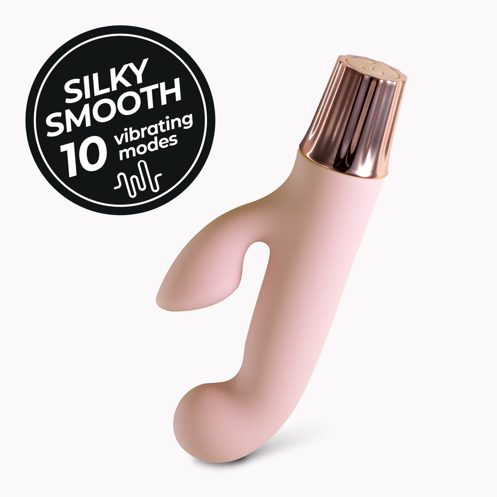 CRUSHIOUS | Mellow Cony – Rechargeable Mini Vibrator – Pink & Purple