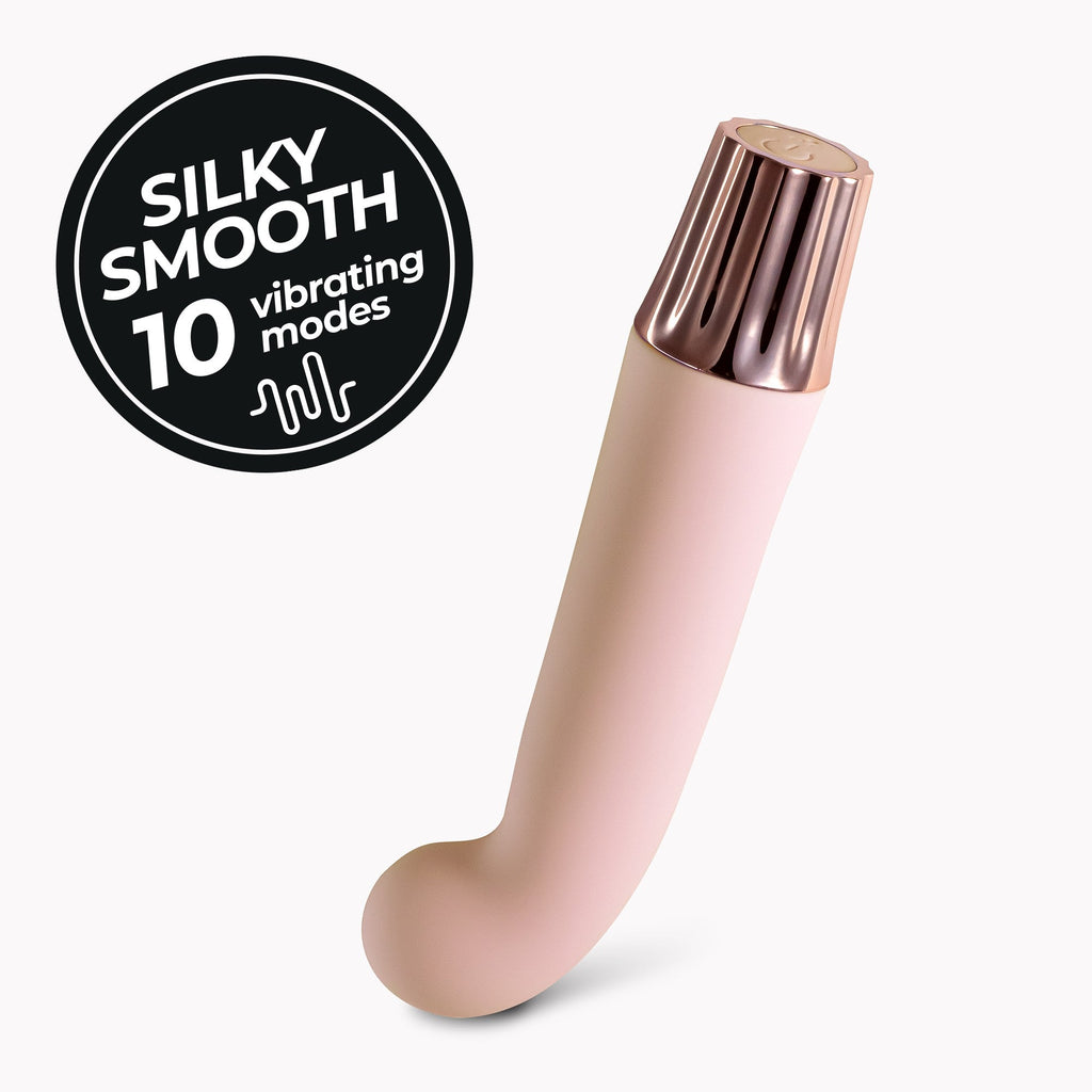 CRUSHIOUS | Mellow Gee – Rechargeable Mini Vibrator – Pink & Purple