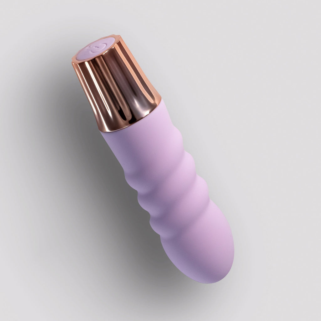 CRUSHIOUS | Mellow Bubbles – Rechargeable Mini Vibrator – Pink & Purple