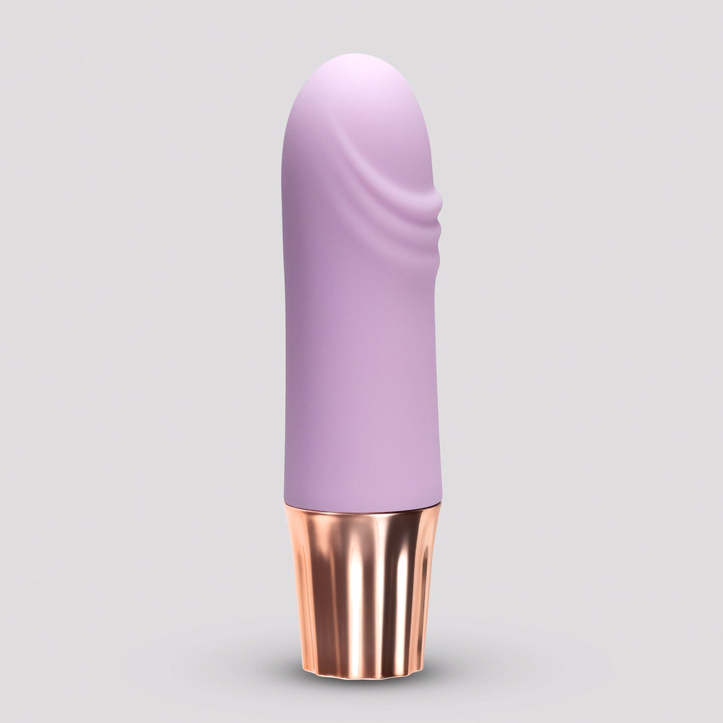 CRUSHIOUS | Mellow Waves – Rechargeable Mini Vibrator – Pink & Purple
