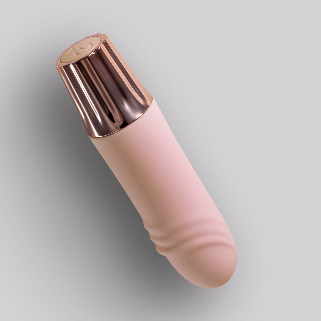 CRUSHIOUS | Mellow Waves – Rechargeable Mini Vibrator – Pink & Purple