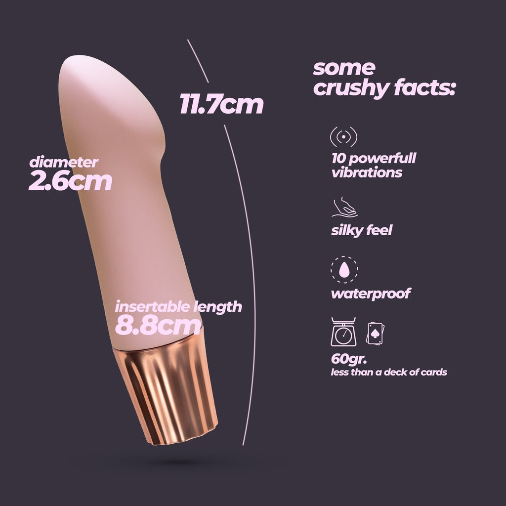CRUSHIOUS | Mellow Angler – Rechargeable Mini Vibrator – Pink & Purple