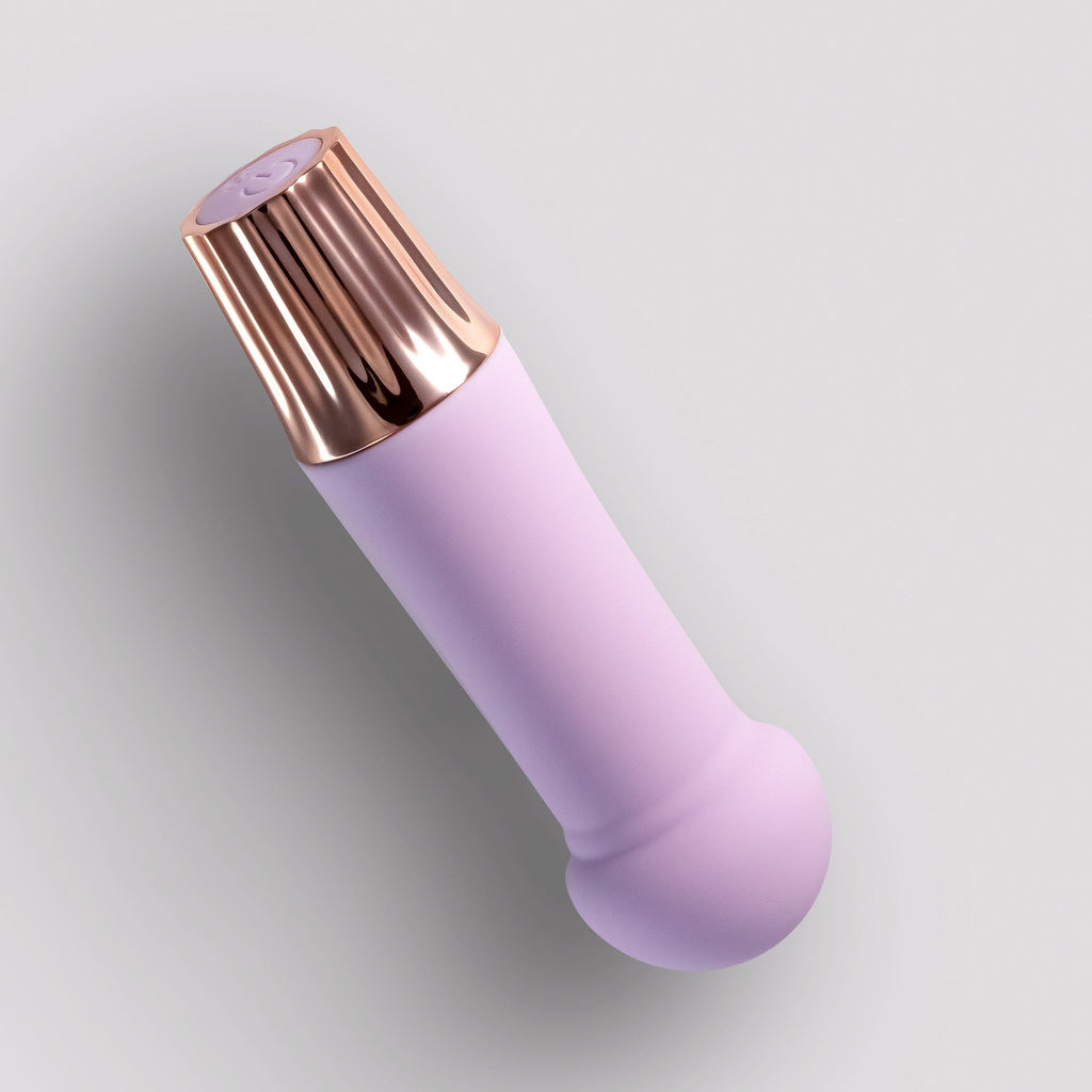 CRUSHIOUS | Mellow Puff – Rechargeable Mini Vibrator – Pink & Purple