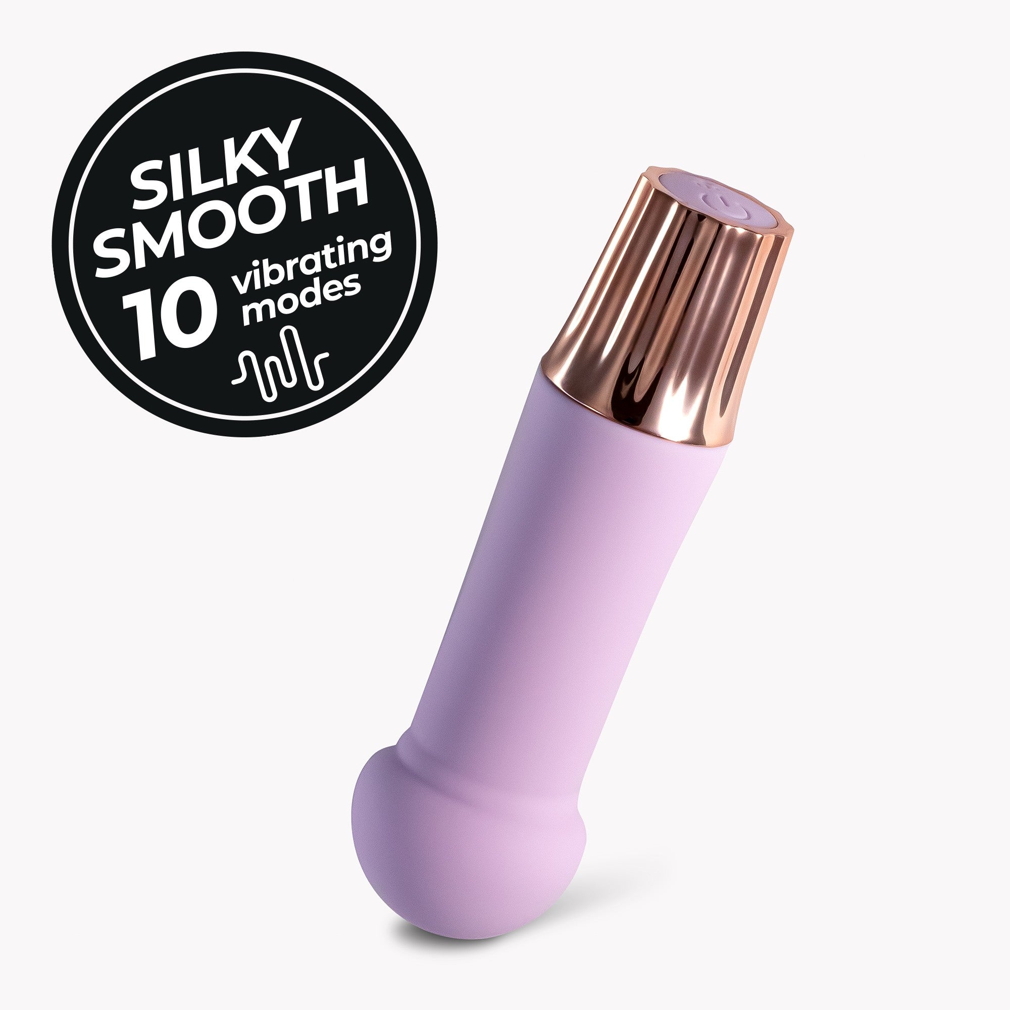 CRUSHIOUS | Mellow Puff – Rechargeable Mini Vibrator – Pink & Purple