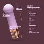 CRUSHIOUS | Mellow Puff – Rechargeable Mini Vibrator – Pink & Purple