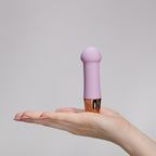 CRUSHIOUS | Mellow Puff – Rechargeable Mini Vibrator – Pink & Purple