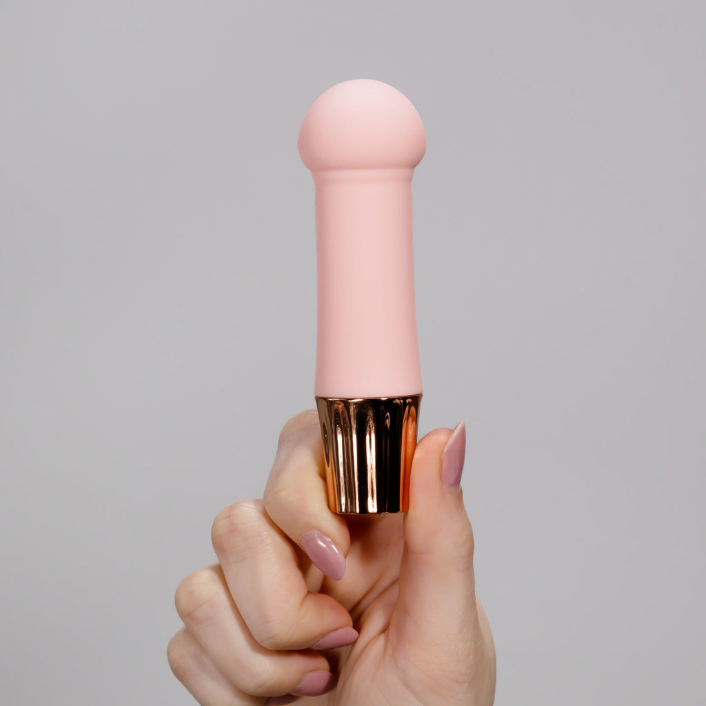 CRUSHIOUS | Mellow Puff – Rechargeable Mini Vibrator – Pink & Purple