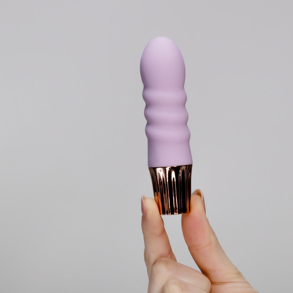 CRUSHIOUS | Mellow Bubbles – Rechargeable Mini Vibrator – Pink & Purple