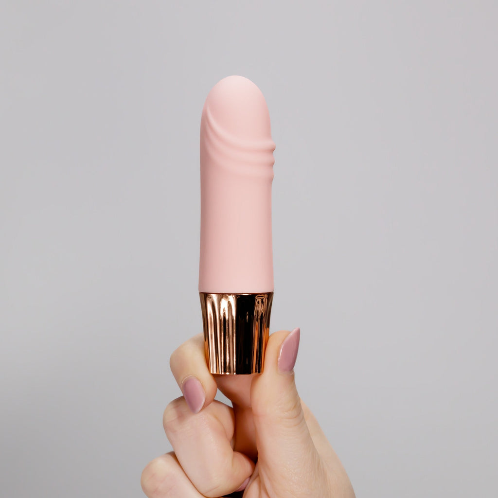 CRUSHIOUS | Mellow Waves – Rechargeable Mini Vibrator – Pink & Purple