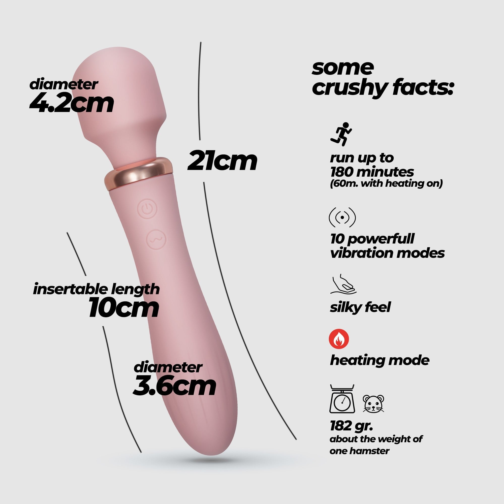 CRUSHIOUS | Jinx – Warming Double-Sided Vibrator