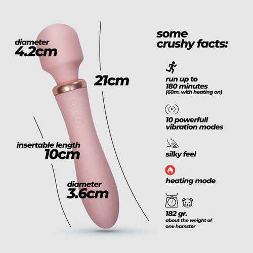 CRUSHIOUS | Jinx – Warming Double-Sided Vibrator
