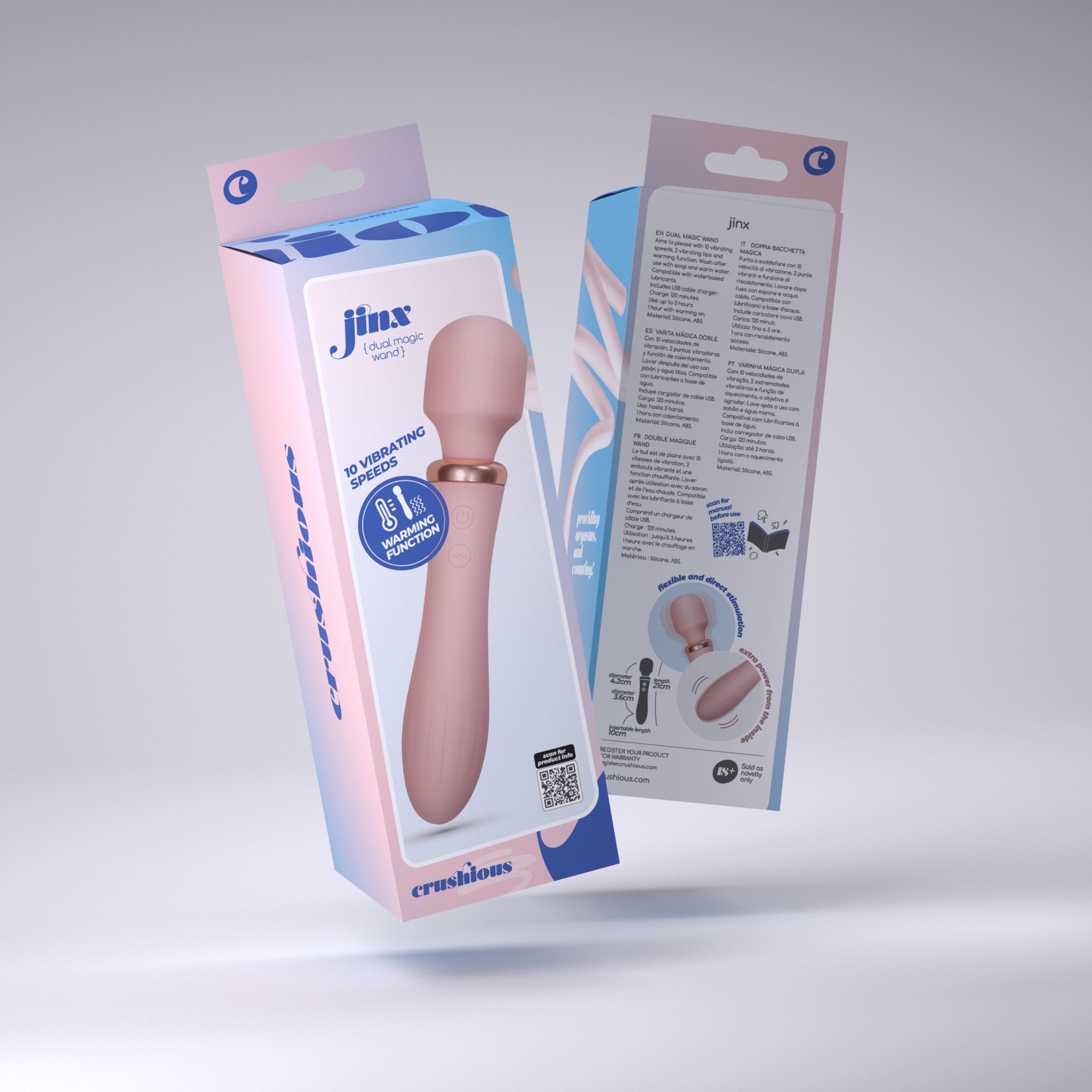 CRUSHIOUS | Jinx – Warming Double-Sided Vibrator