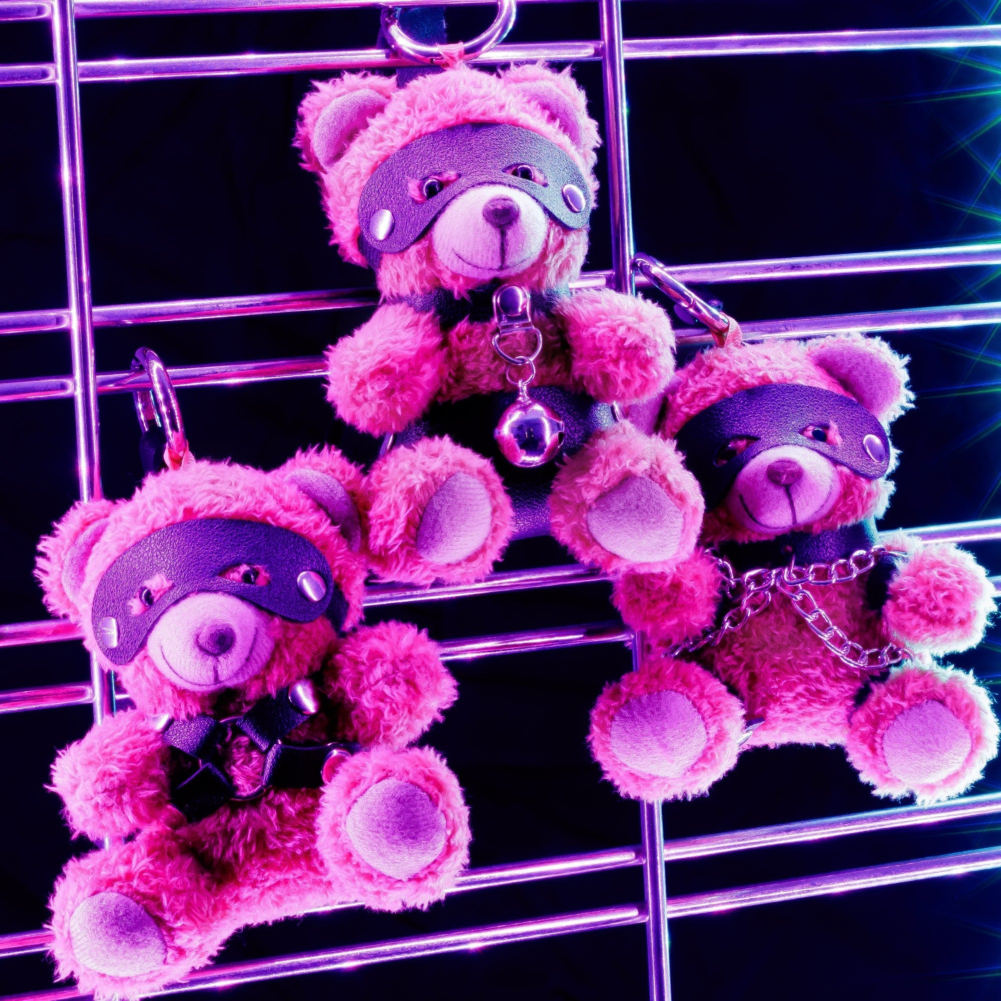 CRUSHIOUS | Crushito – Naughty BDSM Teddy Bear Keychain