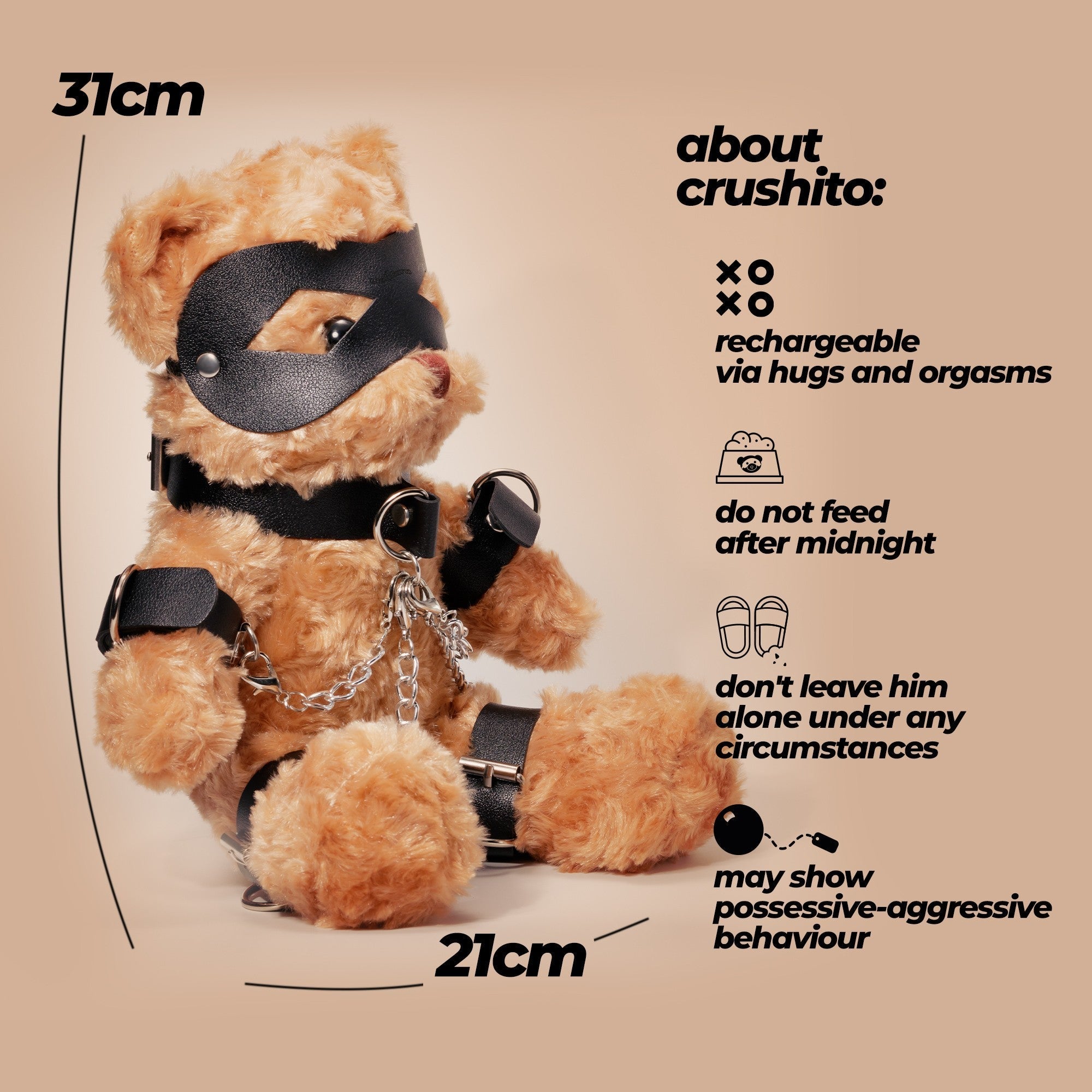 CRUSHIOUS | Crushito – Naughty BDSM Teddy Bear
