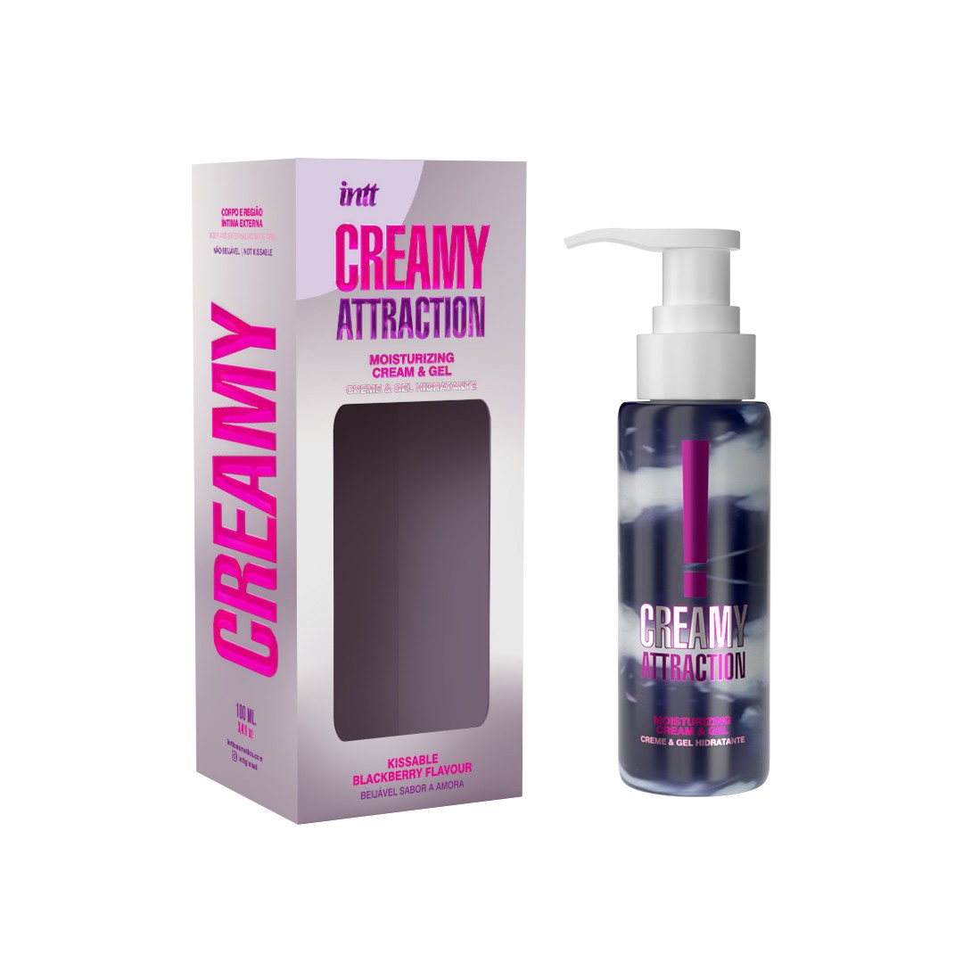 INTT | Creamy Attraction Kissable Lotion – Blackberry Cream-Gel – 100 ml