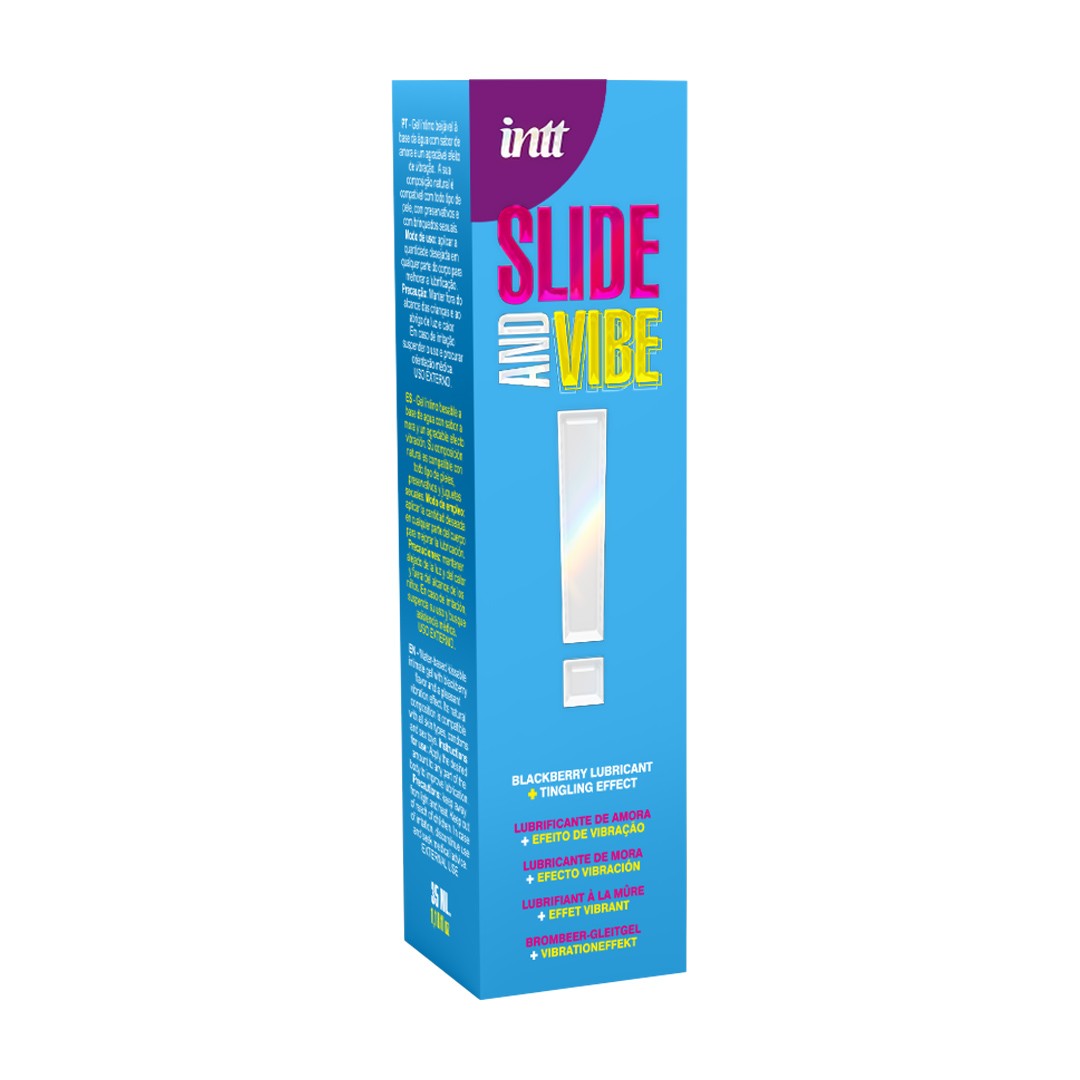 INTT | Slide and Vibe vesipohjainen liukuvoide värinäefektillä – 35 ml