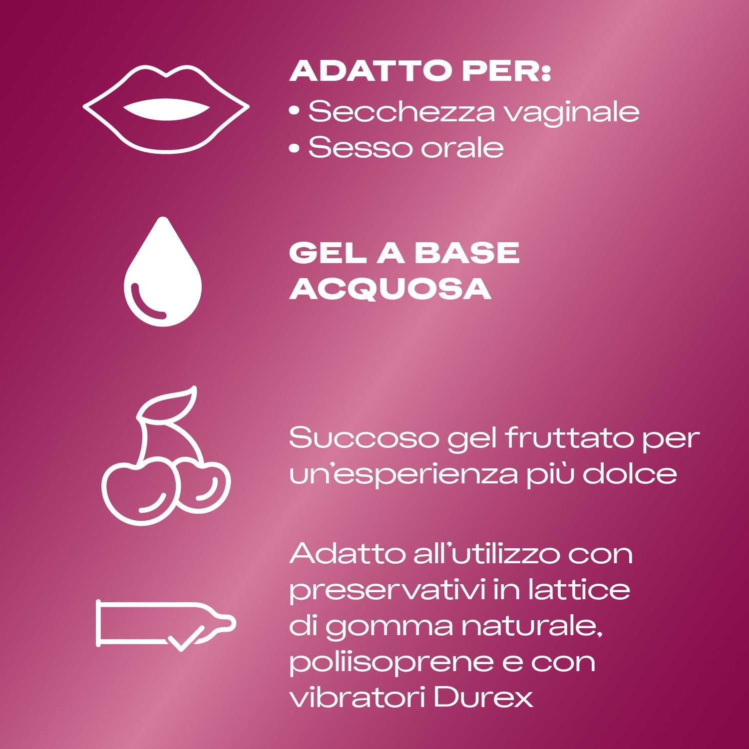 LUBRICANTE DUREX® PLAY CEREZA 50ML