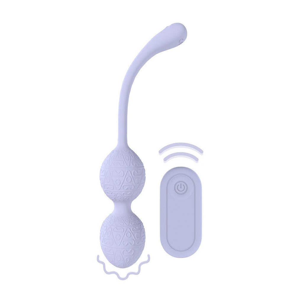LOVELINE | Vibrating Bead Kegel with Remote Control – Lavender