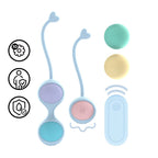 LOVELINE | Vibrating & 5-Weight Interchangeable Kegel Kit – Purple