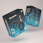 CRUSHIOUS | Tornado – Vibrating Rotating Penis Ring with Remote Control