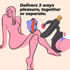 CRUSHIOUS | Romanov – 2-in-1 Classic Bullet Vibrator with Removable Silicone Sleeve 13.3 cm